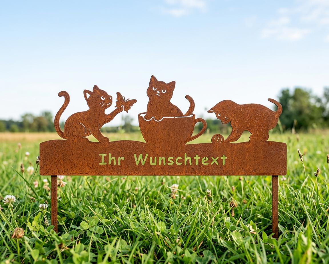 Katzenschild personalisierbar