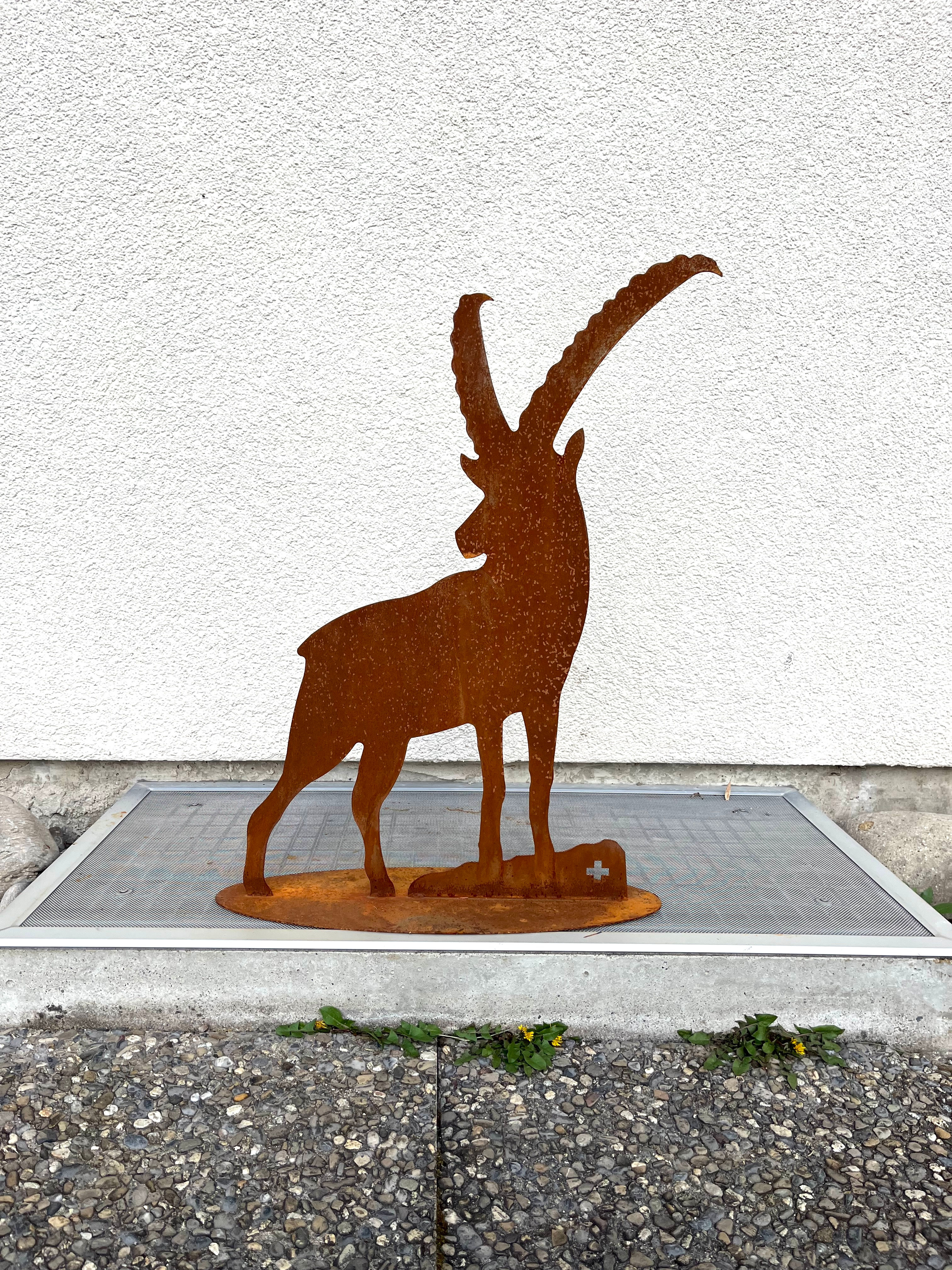 Steinbock seitlich klein 73cm