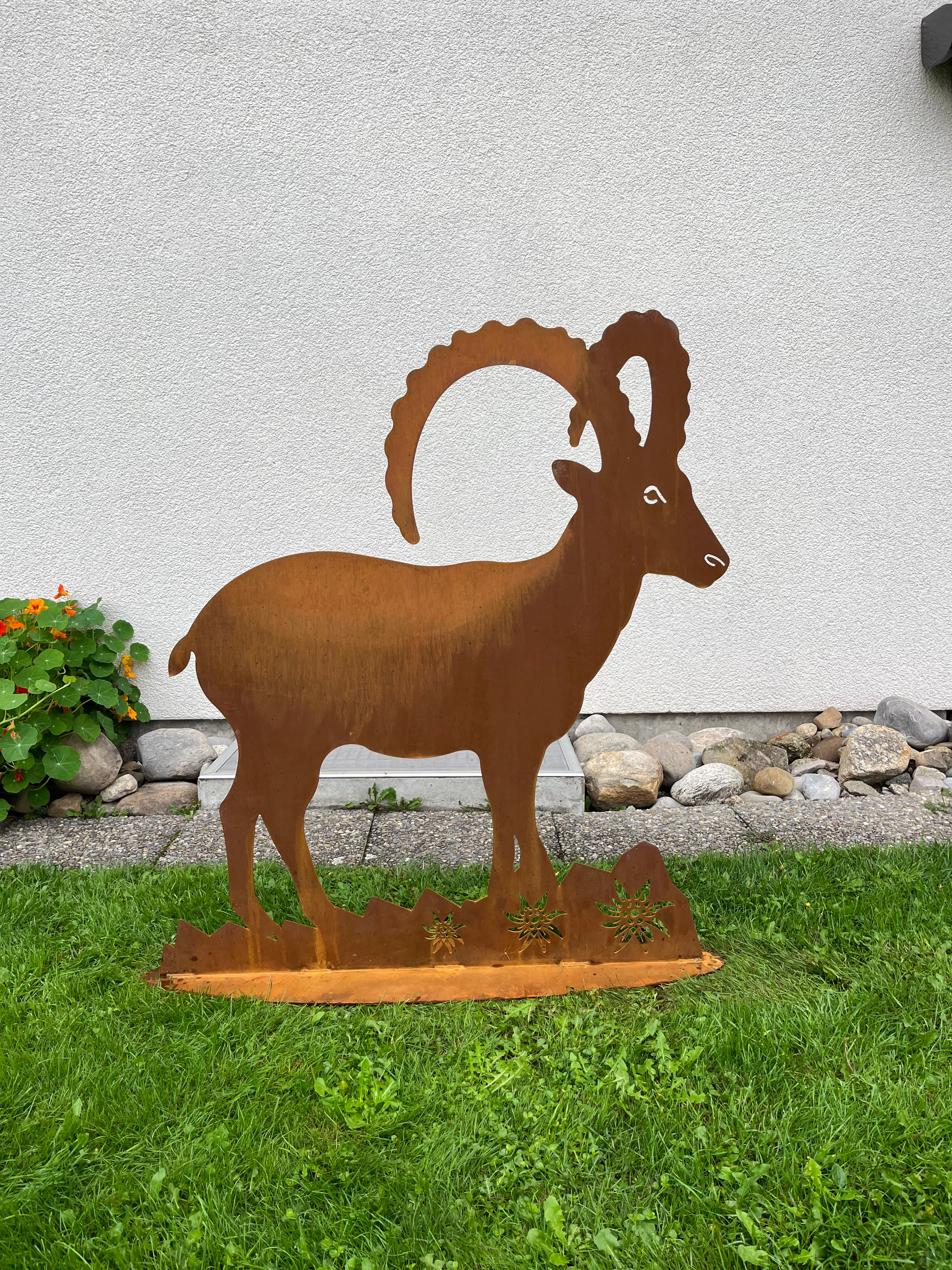 Steinbock Seitenansicht 114cm