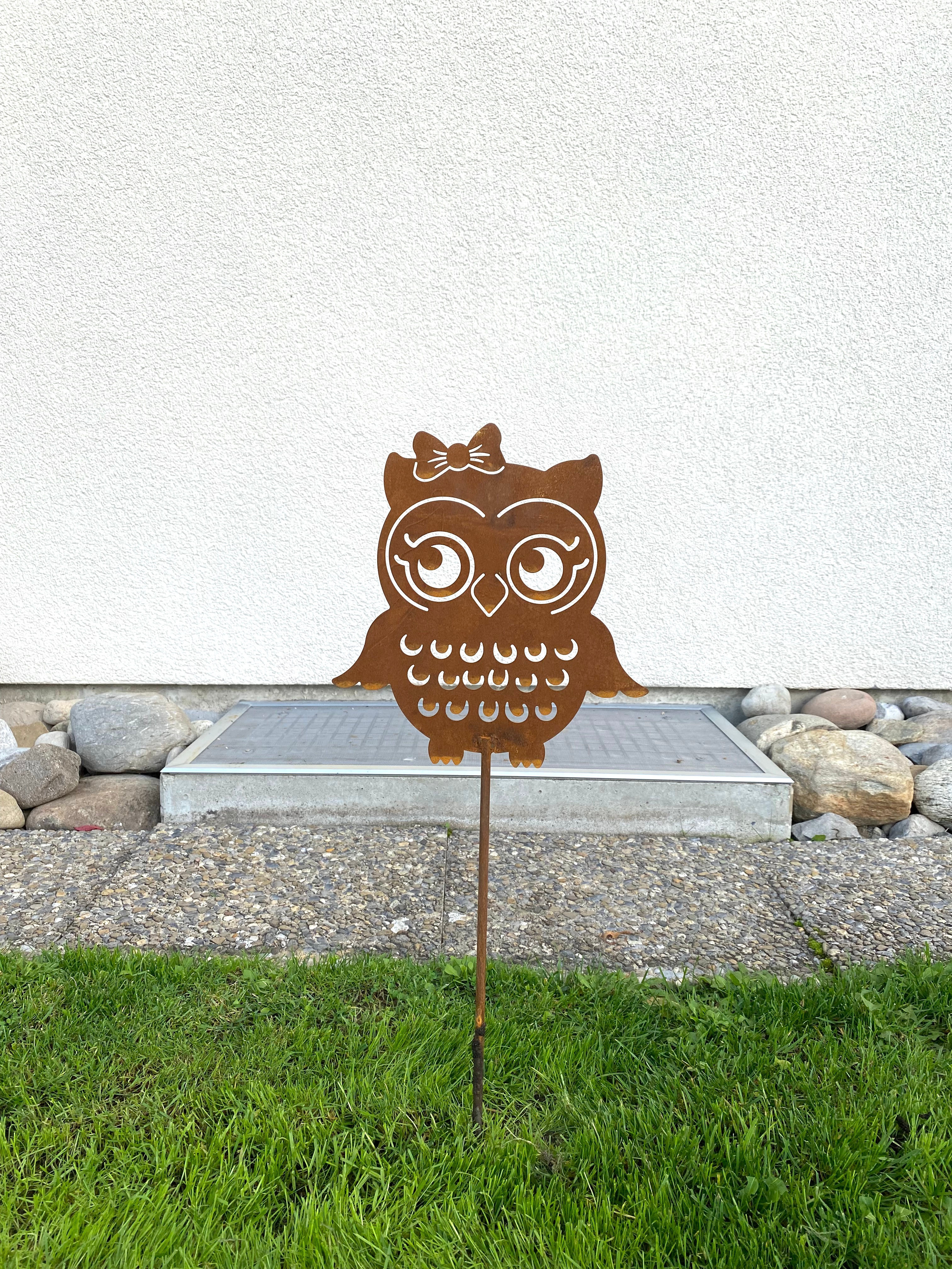 Eule / Uhu mit Masche