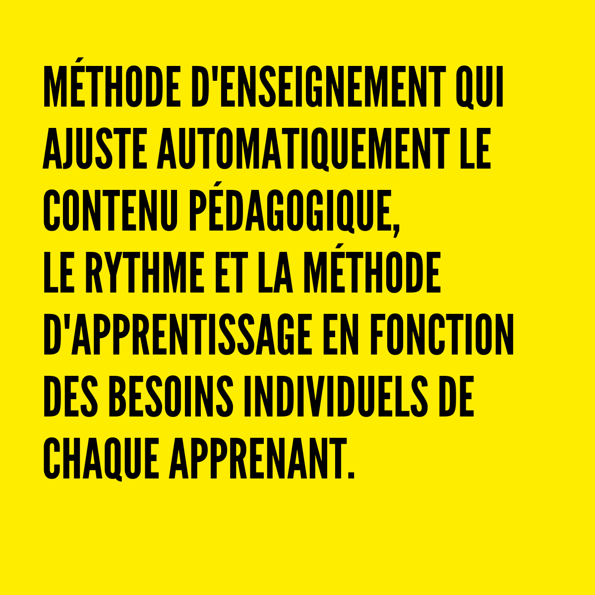 Adaptive learning, méthode apprentissage personnalisée 