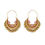 Thumbnail: Athena Multicolor Ethnic Hoop Earring