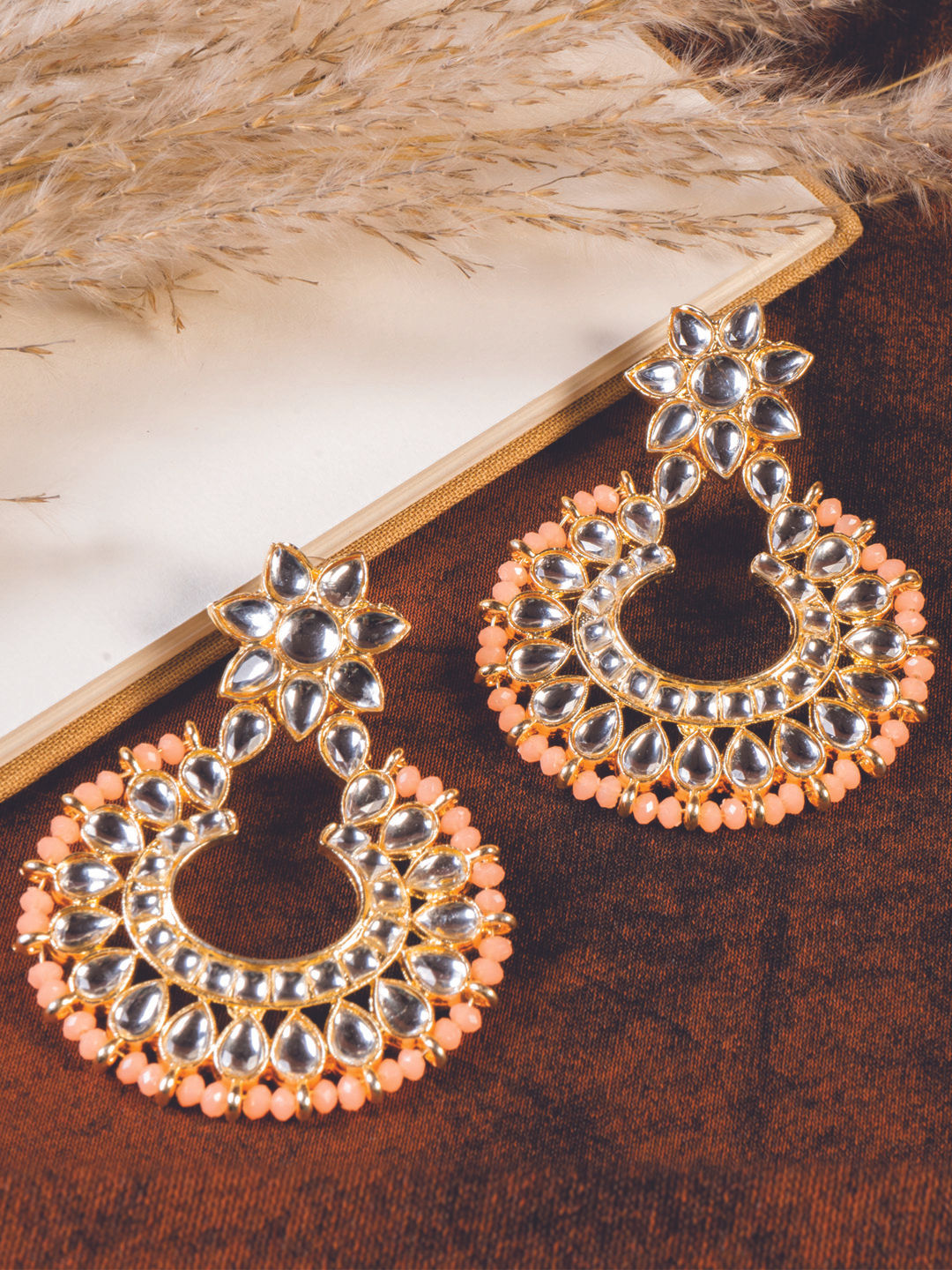 Chloe Pink Ethnic Jhumki Earring