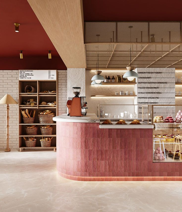 Konsep Desain Lengkap Sebuah Bakery Shop yang Vibrant