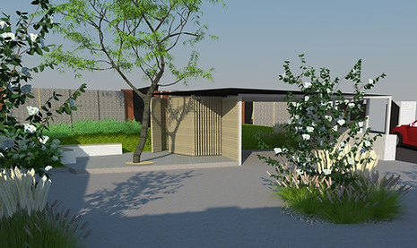 Fargues st Hilaire - jardin privé