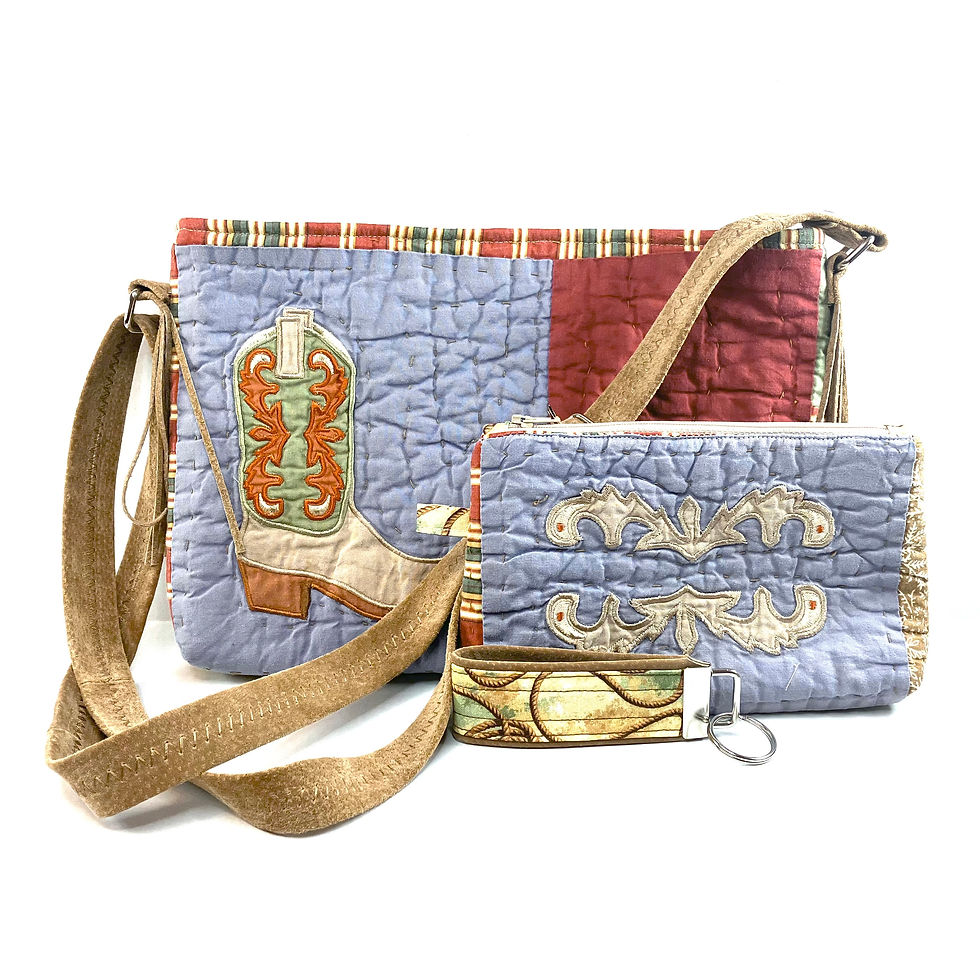 Cowgirl Boot Crossbody Purse Bundle