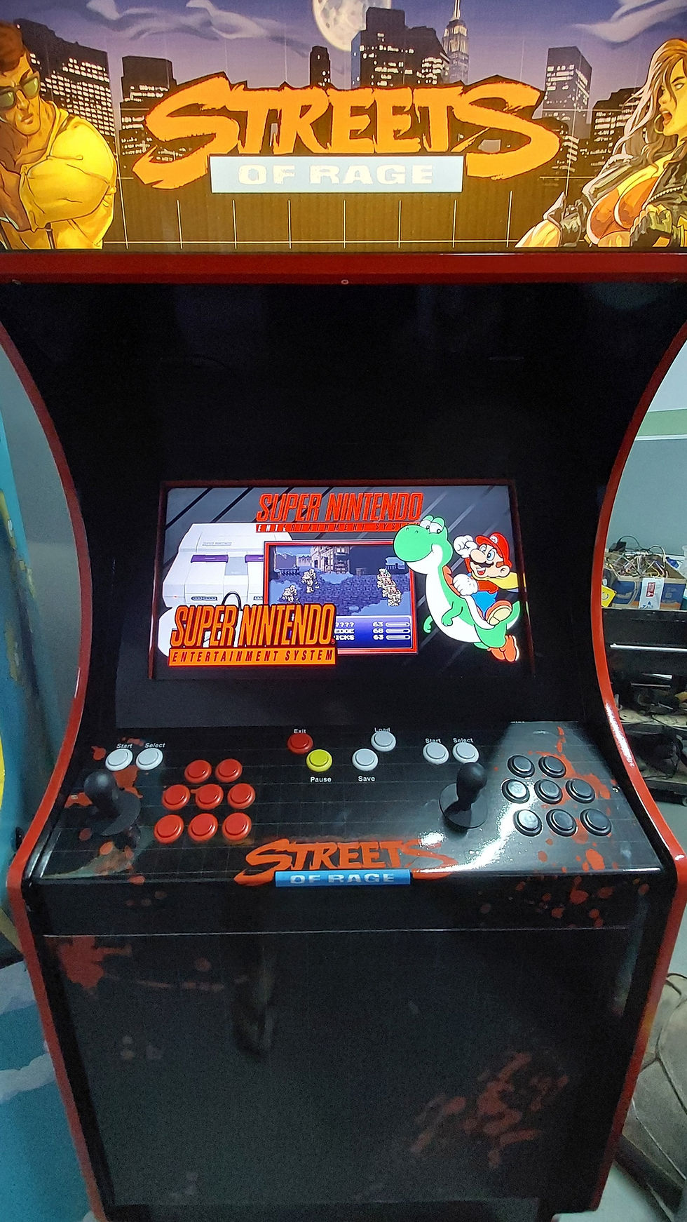 Gabinete Clássico compacto 28" tema Streets of Rage 4