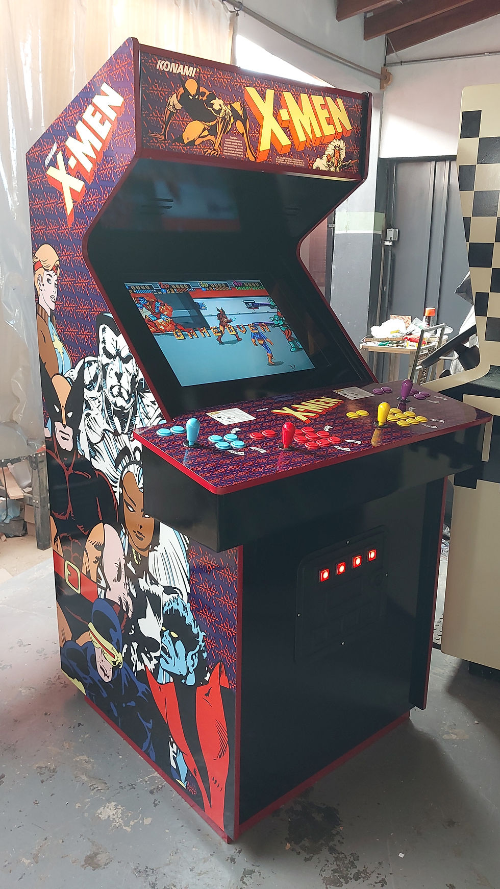 Gabinete Clássico CRT 29" 4 jogadores tema X-Men