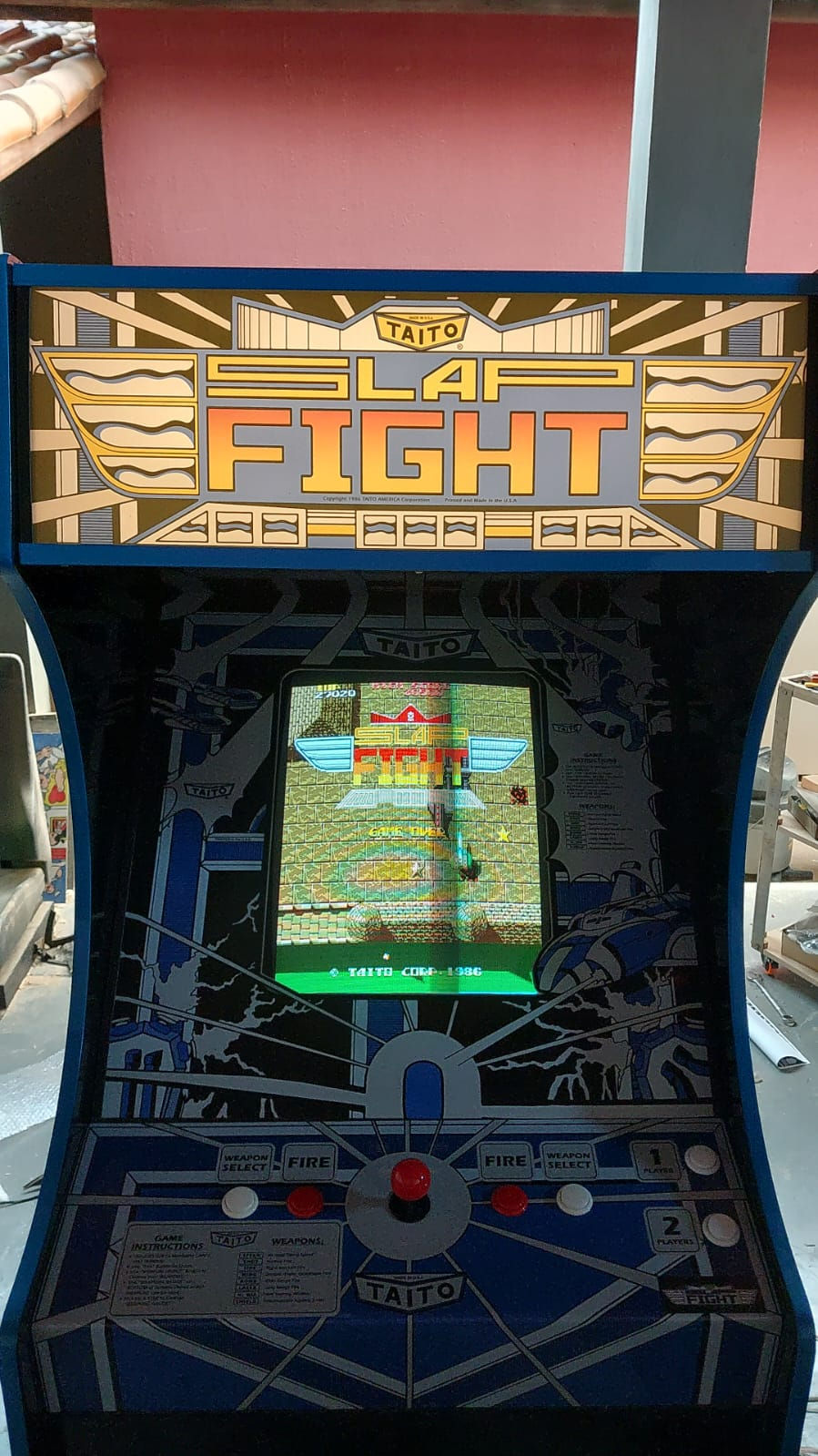 Gabinete Clássico CRT 20" Slap Fight Taito 1986