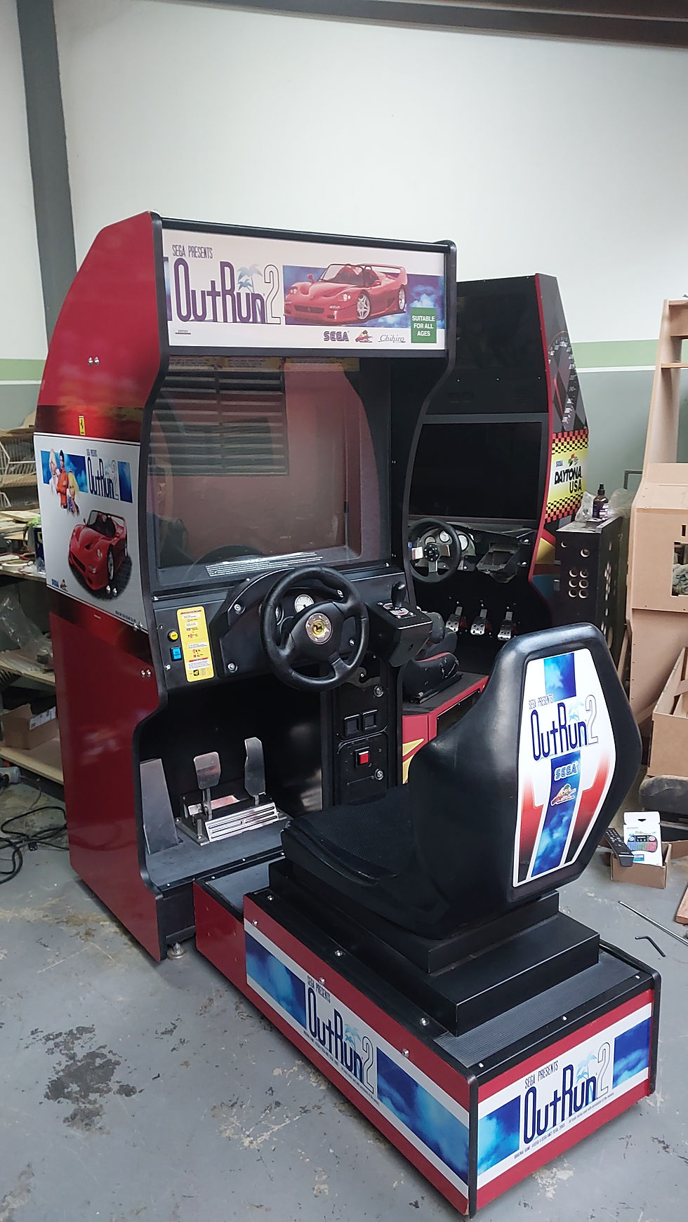 Gabinete restauração OutRun 2