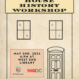 West End Library House History Workshop - May 2nd