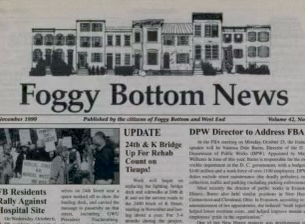 Foggy Bottom News - Twenty-Five Years Ago 