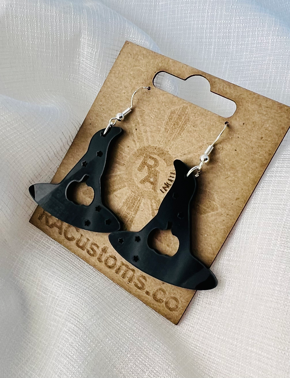 Handmade Witch Hat Earrings2