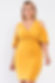 Plus Size Off-the-shoulder Plunging Wrap V-neck Fitted Mini Dress