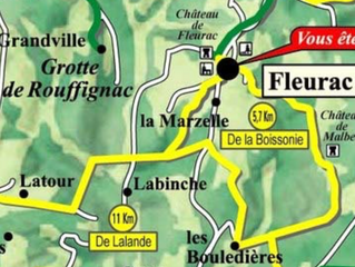 Wandeling 5,7 km start Fleurac