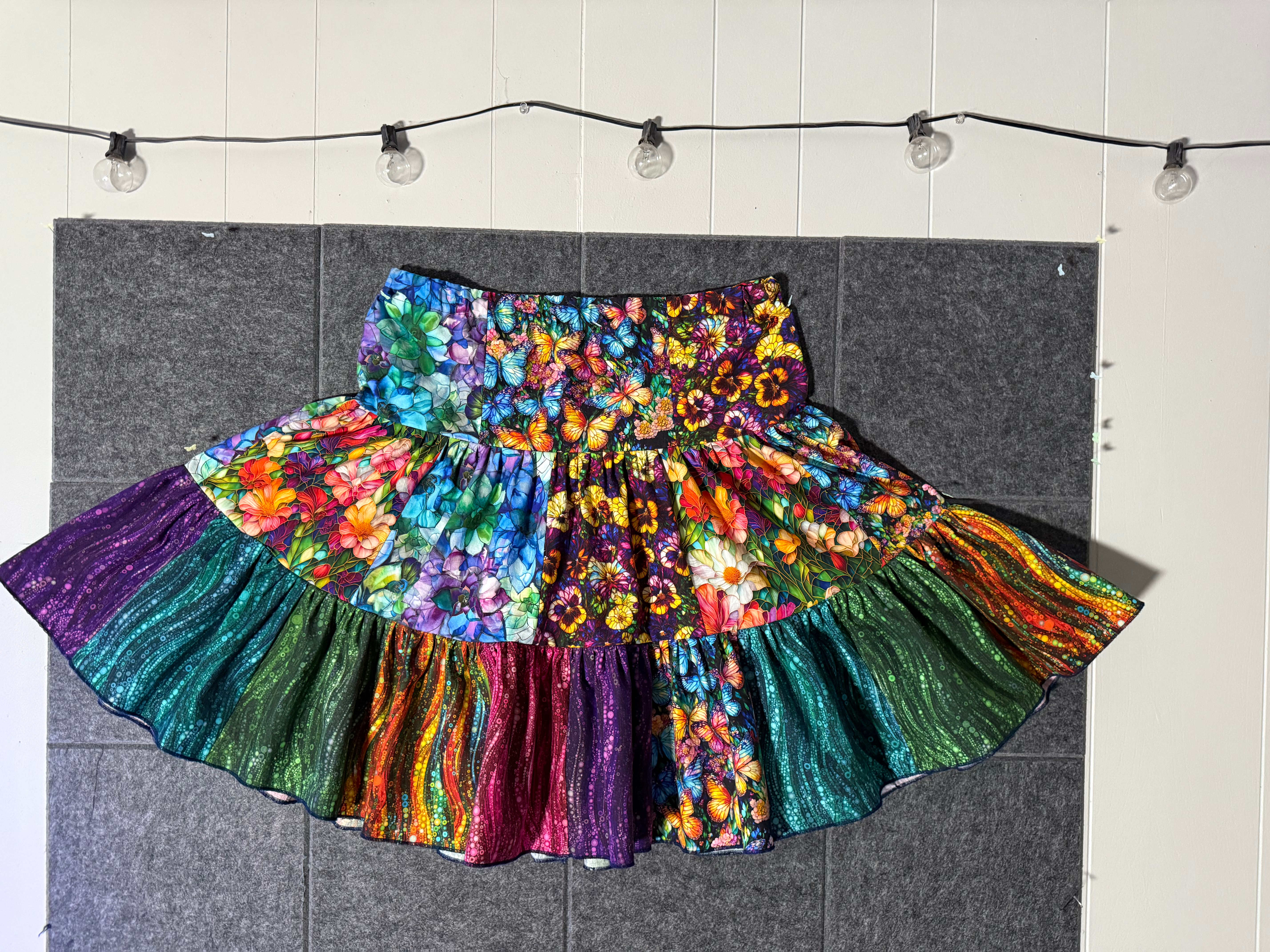 Tiered ruffle skirt size S-L customizable