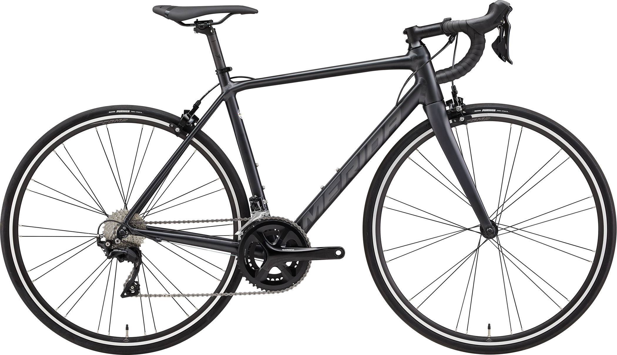 MERIDA SCULTURA RIM 400/47(160~170cm)SILK BLACK(DARK SILVER) | FK02