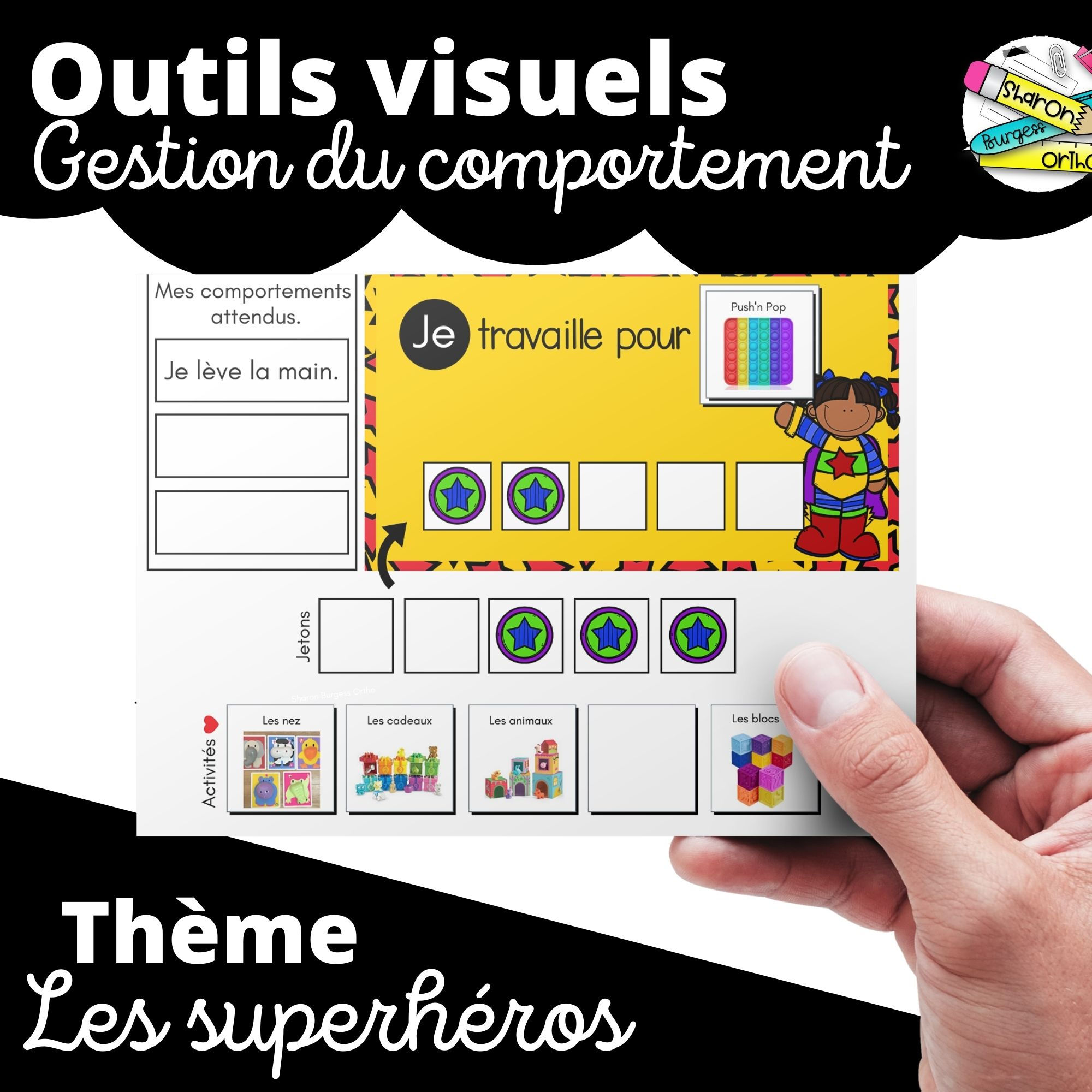 Autisme | Appuis visuels et systèmes de jetons