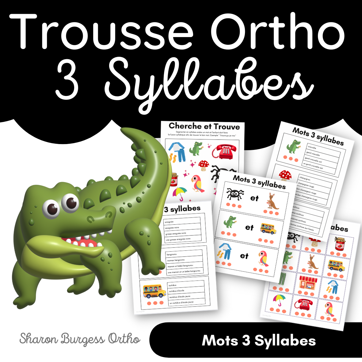 Mots 3 Syllabes | Matériel en orthophonie