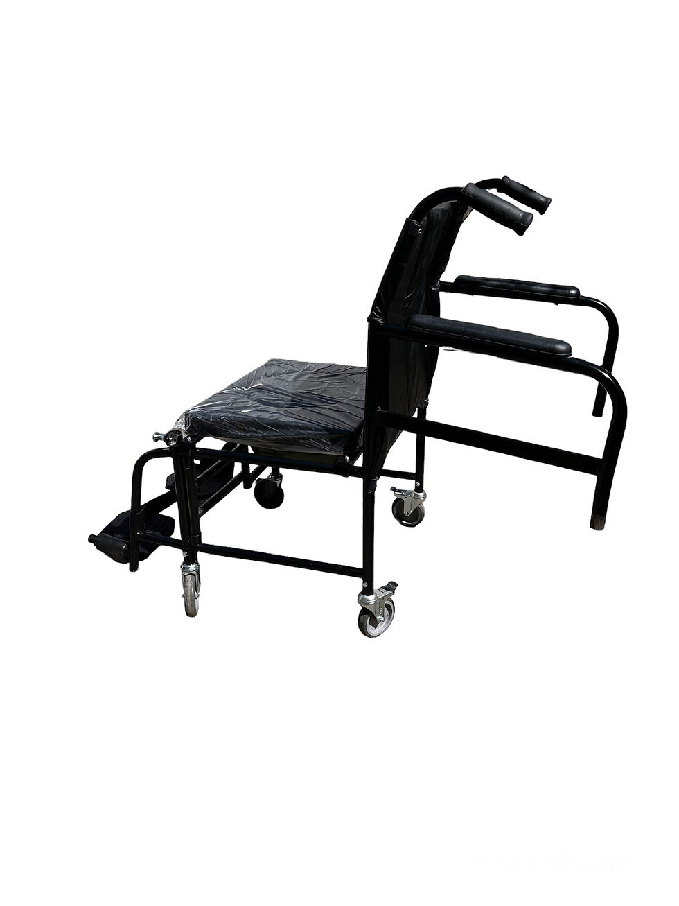 Ev Tipi Tekerlekli Sandalye Tuvaletli Kolları Açılabilen