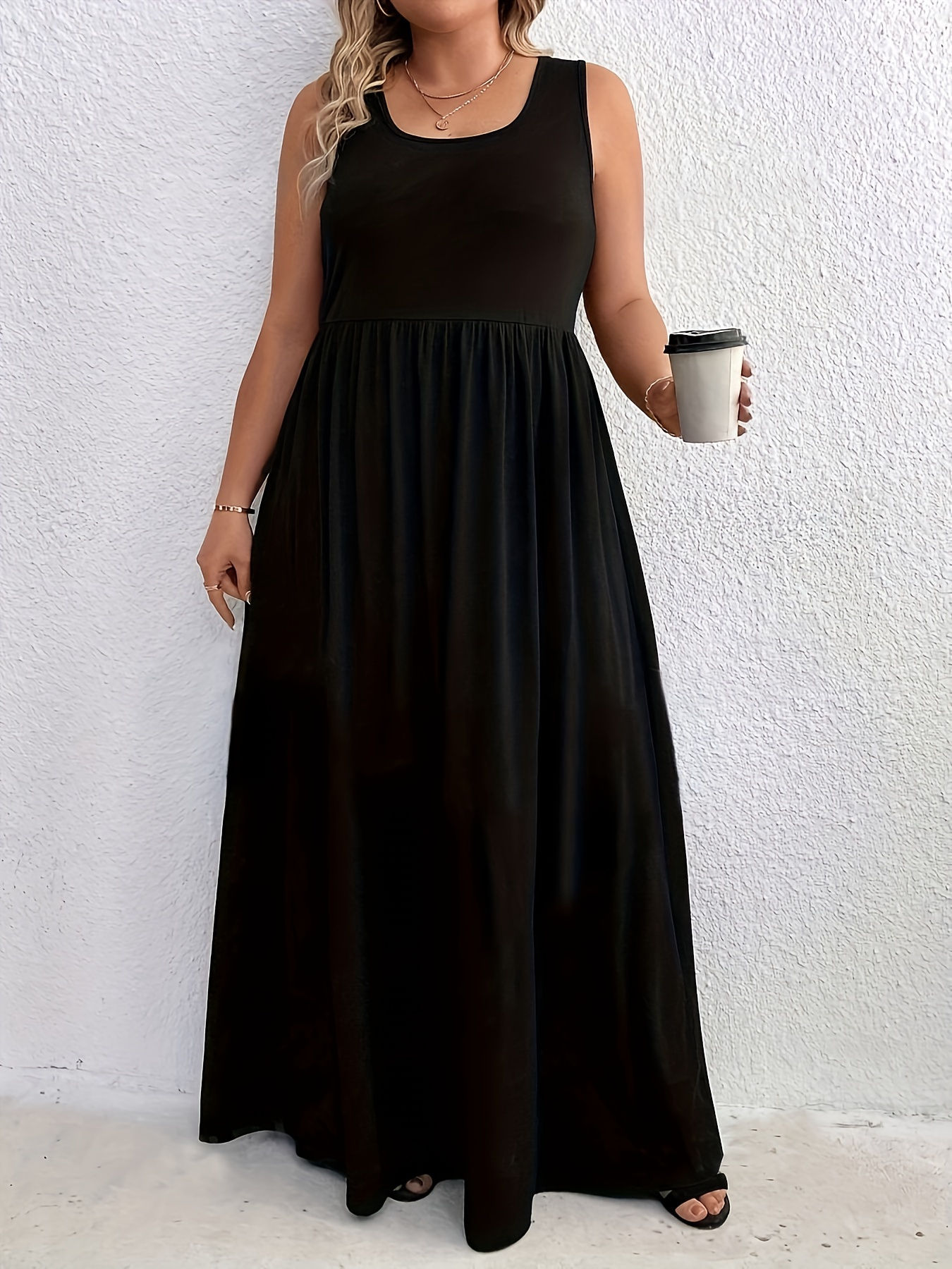 Plus size Europe and the United States cross-border summer new fashion round nec