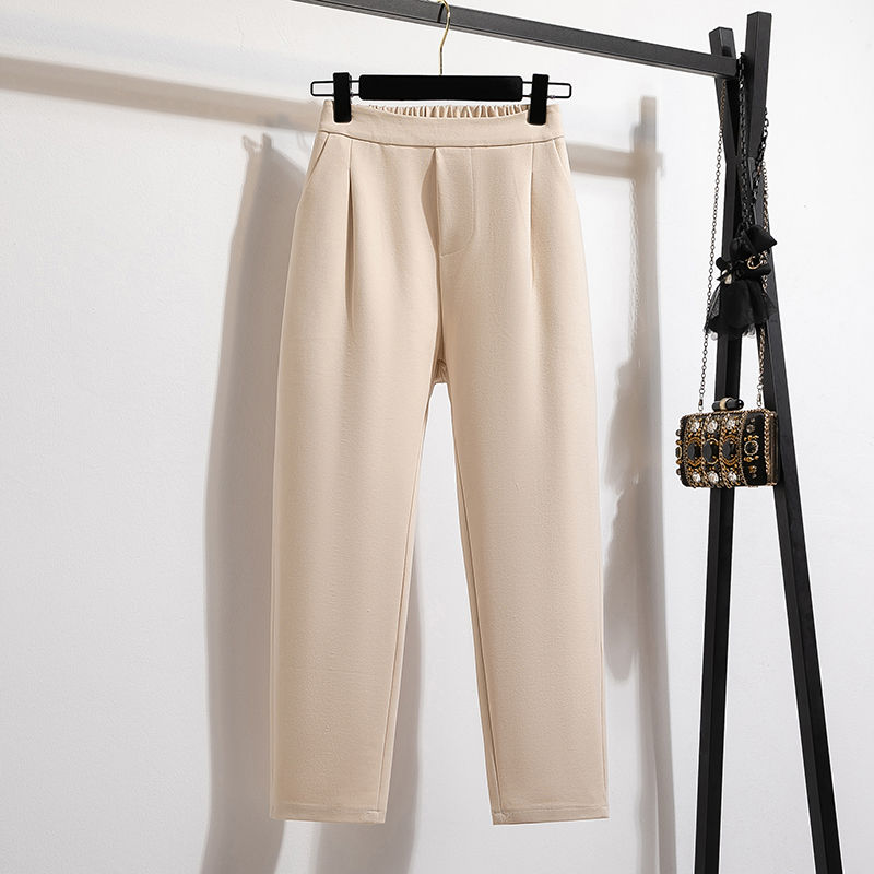 Thumbnail: Plus Size Pants For Women 2025 Autumn Winter New Arrival High Waist Large Size T