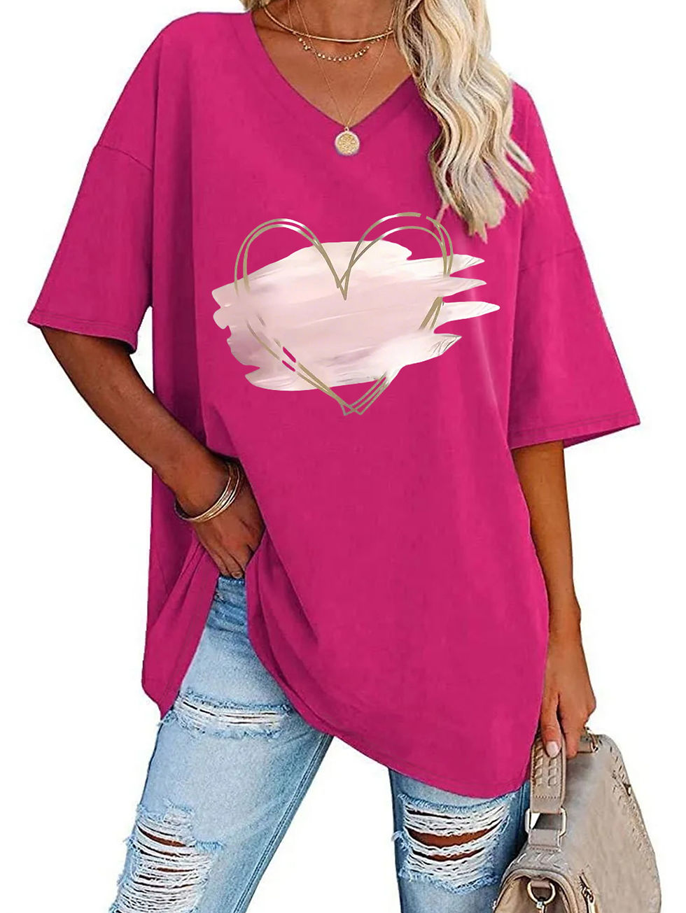 Thumbnail: 2025Large Size Women's Clothing plus Size Fashionable Casual Dresses Tops Bottom
