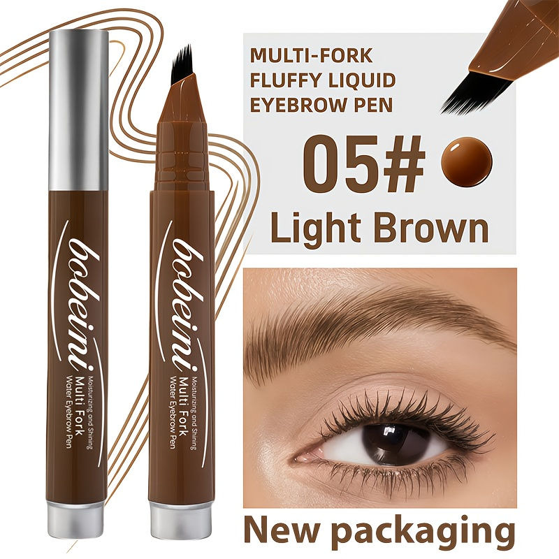 Thumbnail: Dual-Action Quick Water Eyebrow Pencil with Multi-Branch Brush Head Design: Defi