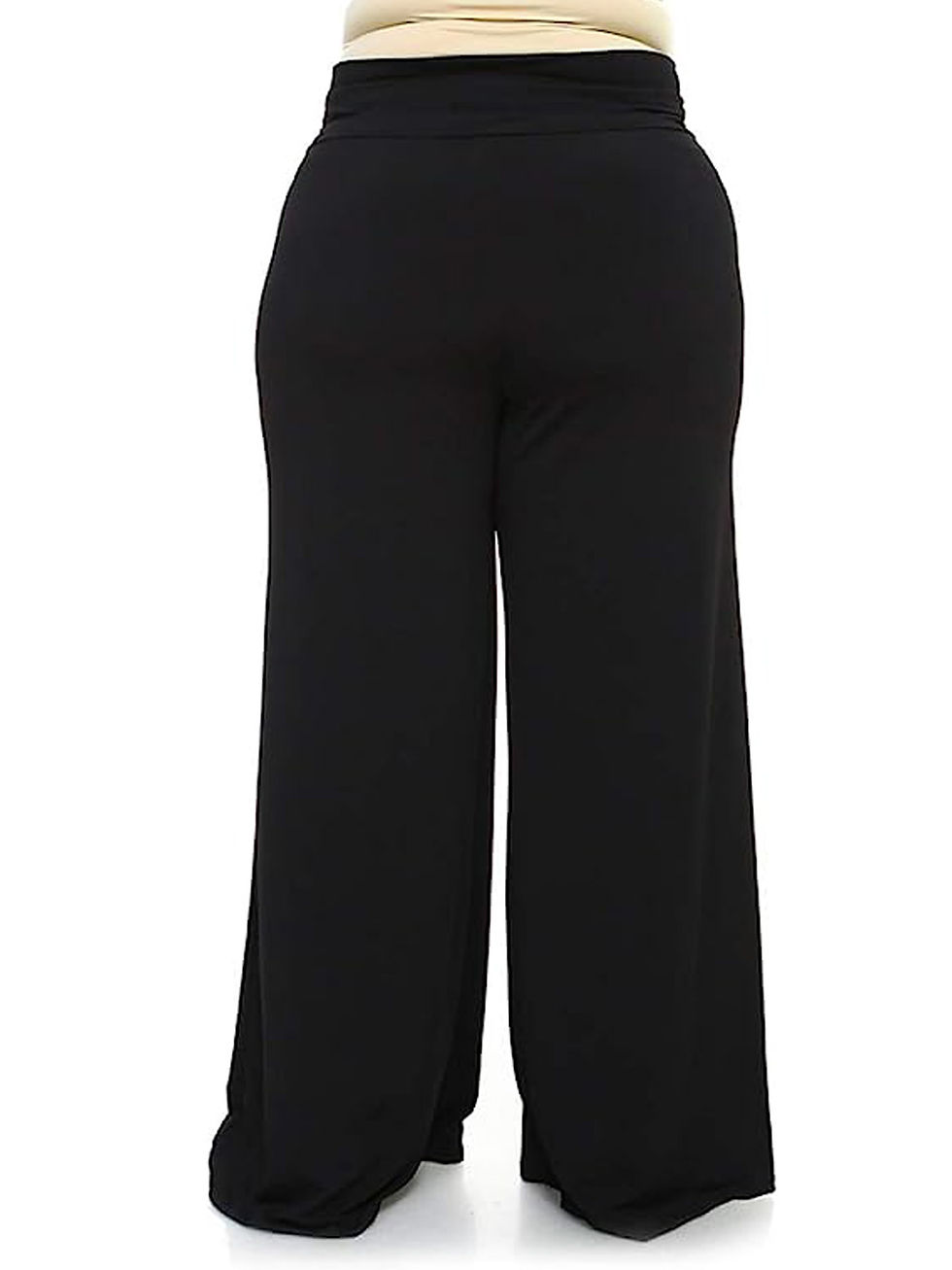Thumbnail: 2023 new plus-size women's wear elegant loose style elastic fabric casual pants