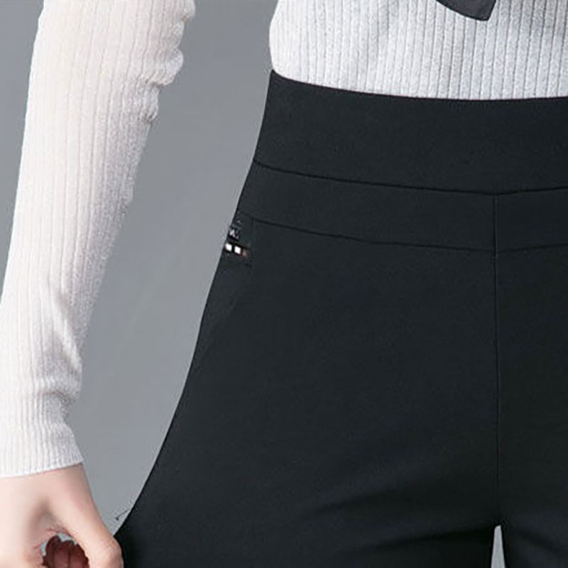 Thumbnail: Thin & Thick Warm Winter Pencil Pants Womens Snow Plush Strench Lady OL SkinnyTr