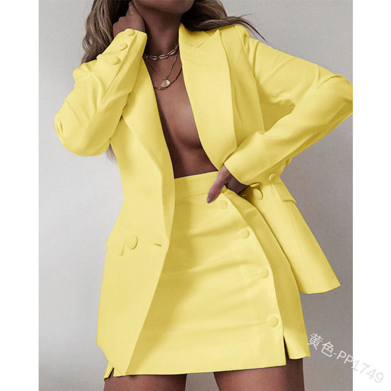 Thumbnail: Blazers Casual Suits and Dress 2 Piece Set