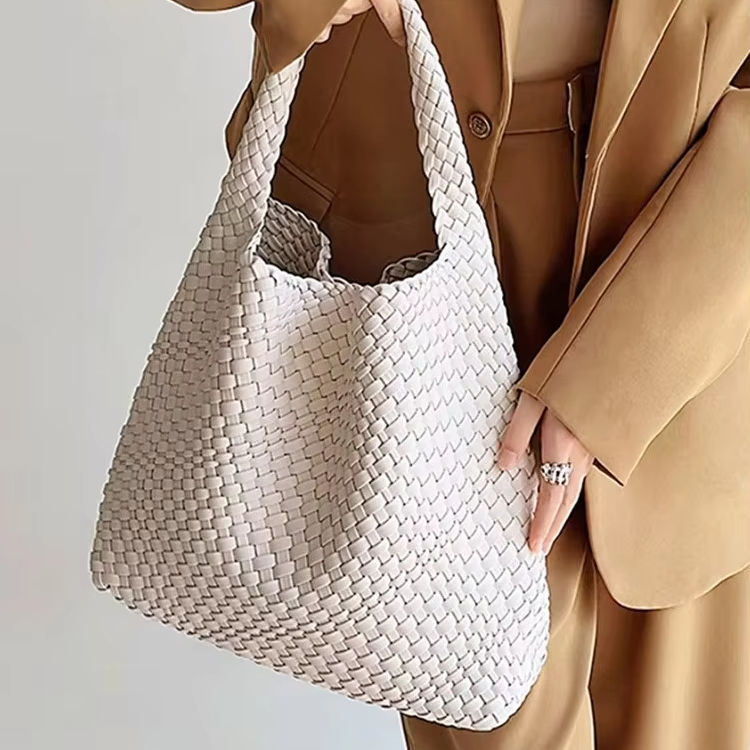 Best-Selling Handmade PU Crossbody Woven Zipper Bag 2025 Fashion Trend Women's S