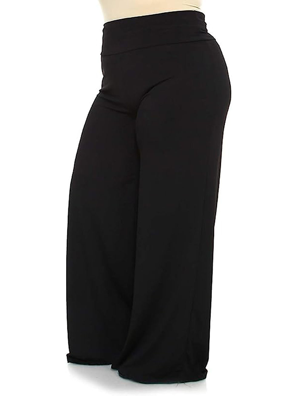 Thumbnail: 2023 new plus-size women's wear elegant loose style elastic fabric casual pants