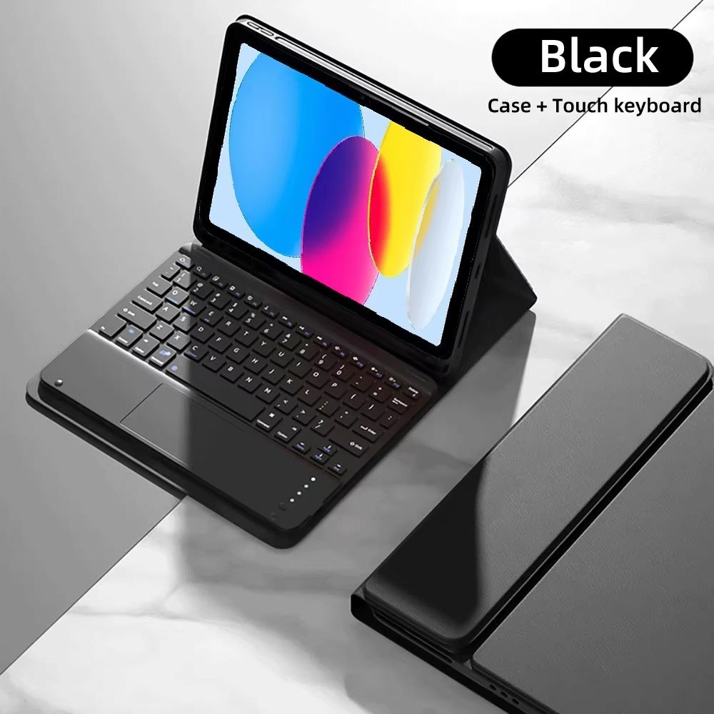 Keyboard Case For iPad 10th Gen 2022 10.9inch,Detachable Bluetooth Keyboard Cove