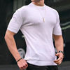 Thumbnail: New Fashion Men's Casual Short Sleeve Slim Fit Basic Knitted Sweater Pullover Ma