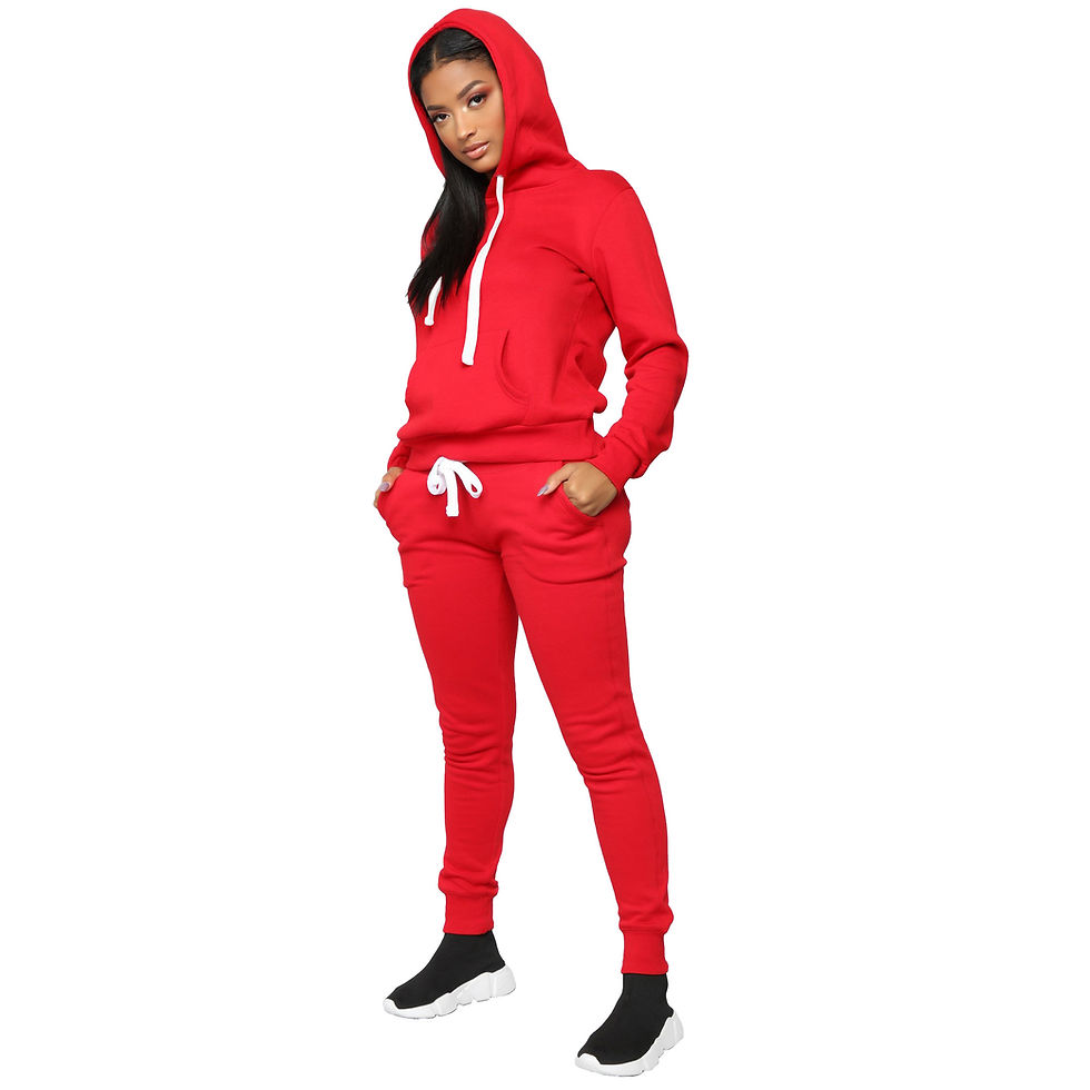 Thumbnail: Hoodies Jogger Women Sweatsuit Tracksuit Set