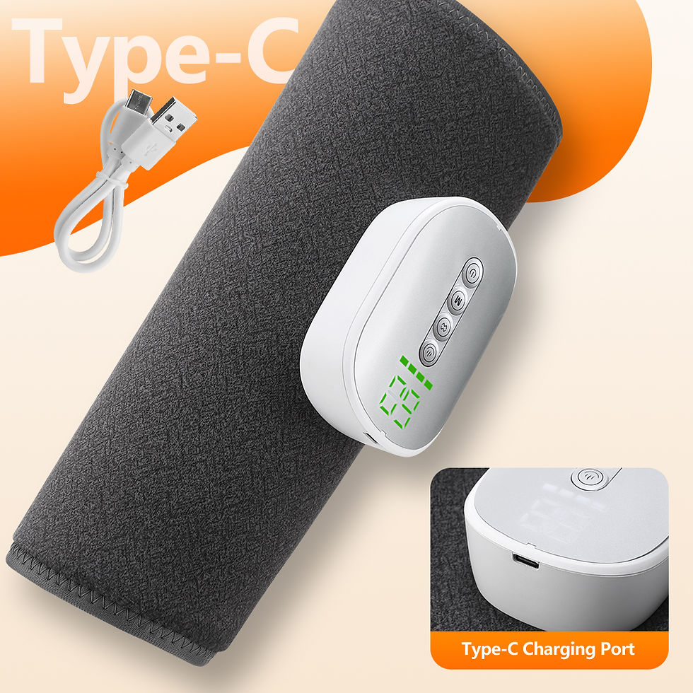 Thumbnail: 360° Air Pressure Heating Calf Massager Wireless Leg Massage 3 Mode Airbag Comp