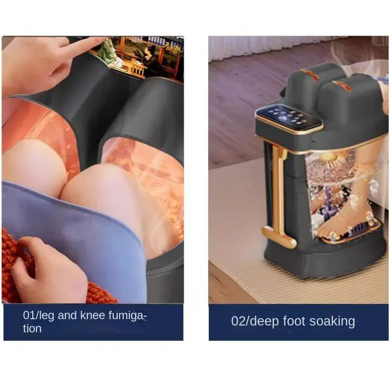 Thumbnail: Wireless Remote Control Foot Bath Bucket Heating Over The Calf Footbath Machine,