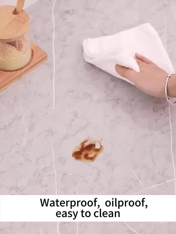 Thumbnail: 1 Roll, Marble Contact Paper Peel And Paste, Countertop Waterproof And Oil Resis