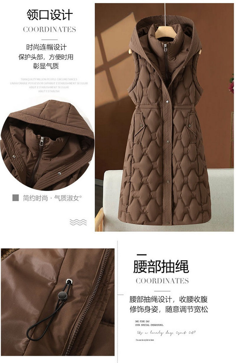 Thumbnail: 2025 Fashion Winter Long Parkas Women's Down Cotton-padded Jacket Detachable-sle
