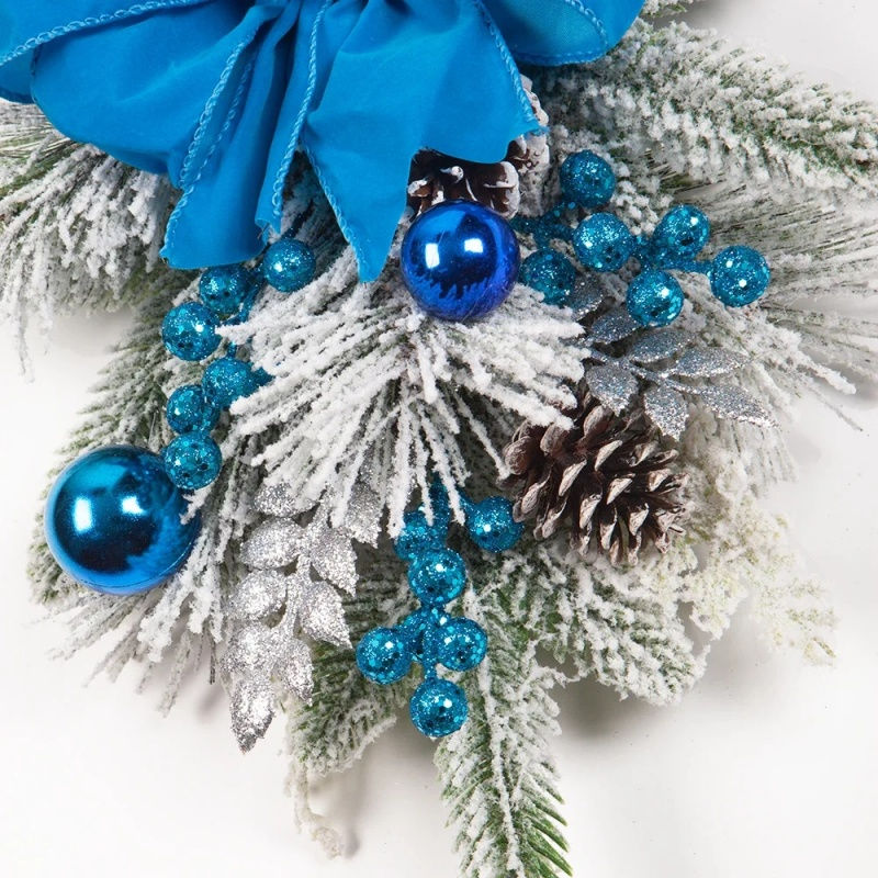 Thumbnail: LUSQI Nordic Christmas Stair Decoration Holiday Wreath Suitable For Staircase Ma