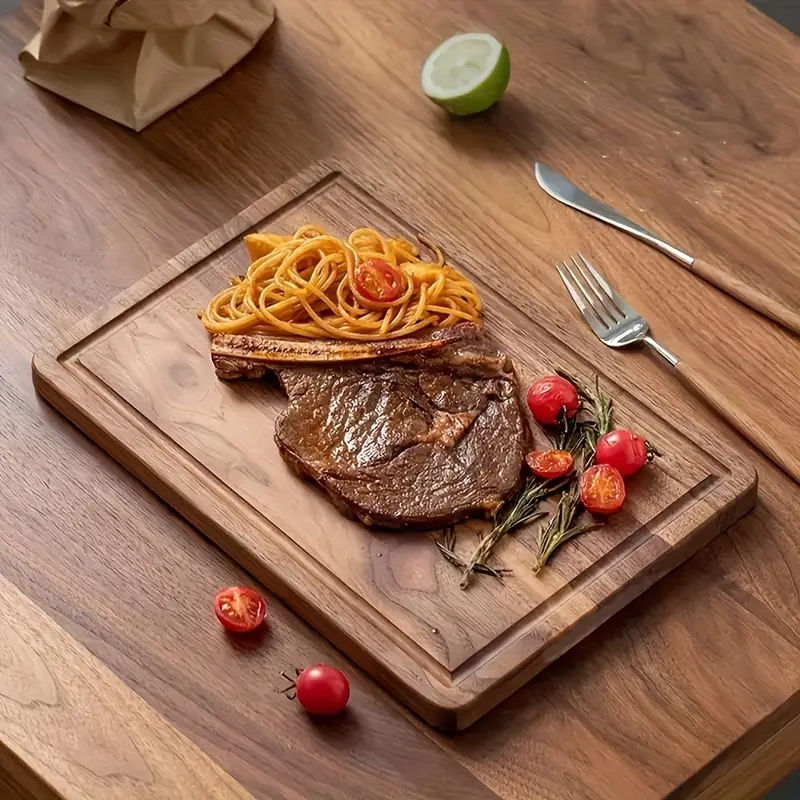 Thumbnail: Wooden Cutting Boards Chopping Blocks Beech Walnut Cheese Cutting Board Butcher 