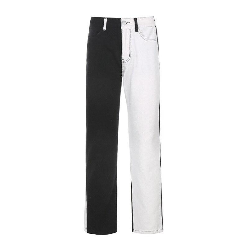 Thumbnail: Casual Patchwork Slim Straight Long Pants