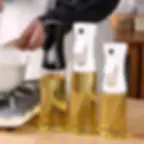 Thumbnail: Oil Spray for Cooking - Olive Oil Dispenser Bottle Sprayer Mist-Reusable Food Gr