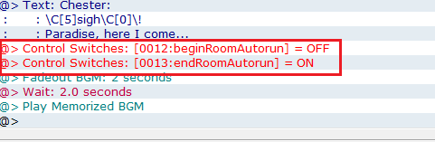 Autorun event commands - 3