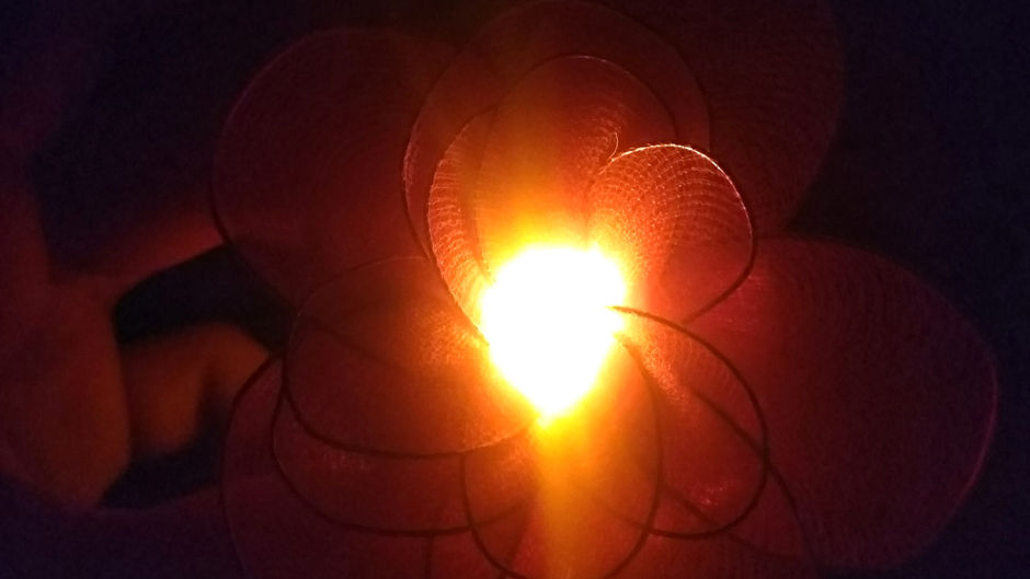 DIY Diwali Decoration - Flower LED Tealight Candles/Candle Holders