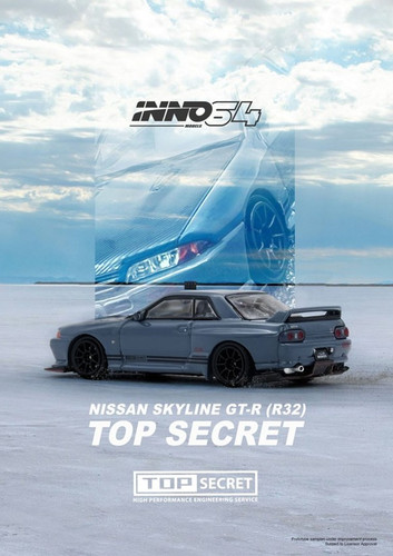 Top Secret Nissan Skyline GT-R (R32) Stealth Grey – IN64-R32TS