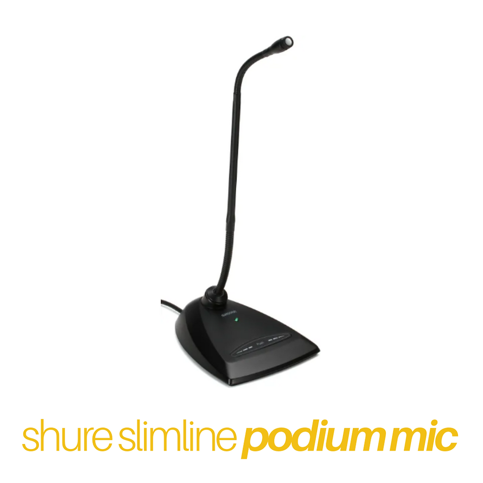 podium mic rental park city