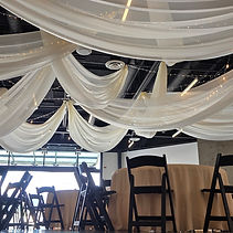 Corporate event production staging and high-end audio visual equipment setup at a Deer Valley venue.