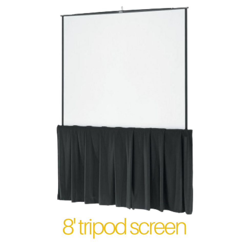 8 foot tripod screen rental park city